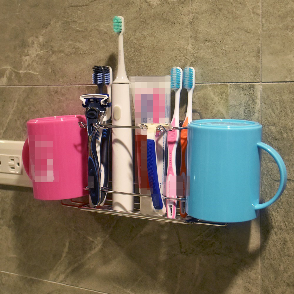Toothbrush Holder／Electric Toothbrush, Toothpaste, Facial Cleanser, Razor Storage Rack